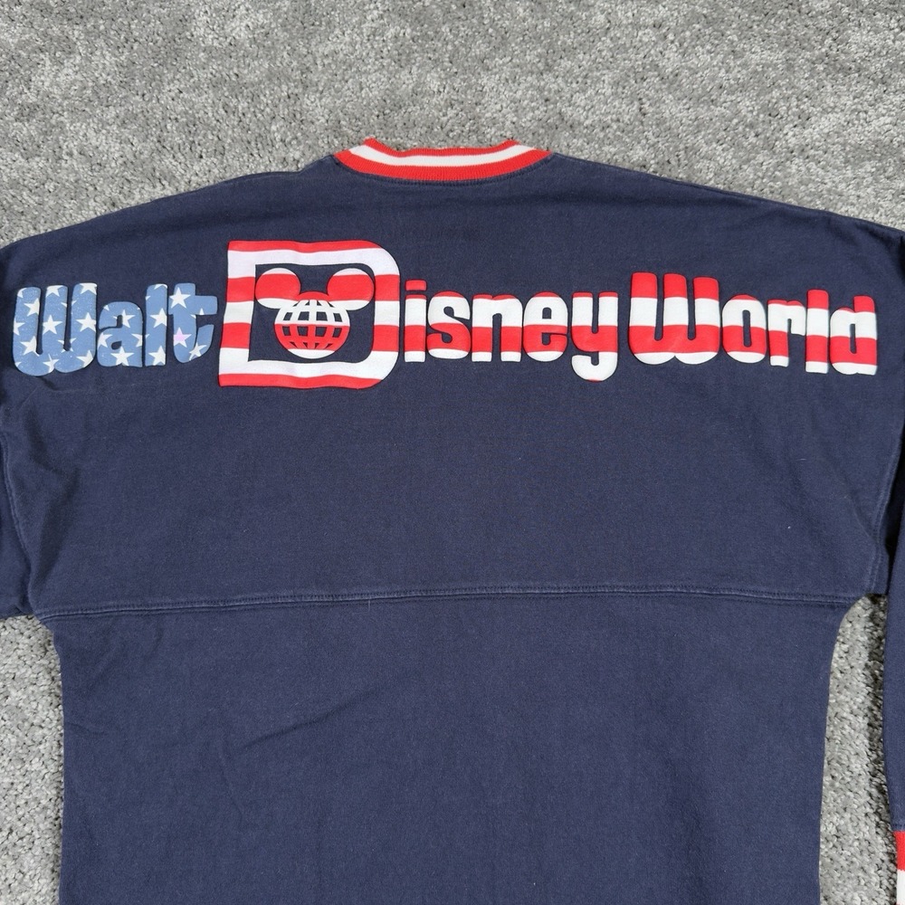 Walt Disney World Disney Parks Spirit Jersey XS Americana Red White Blue *READ* - Picture 8 of 10